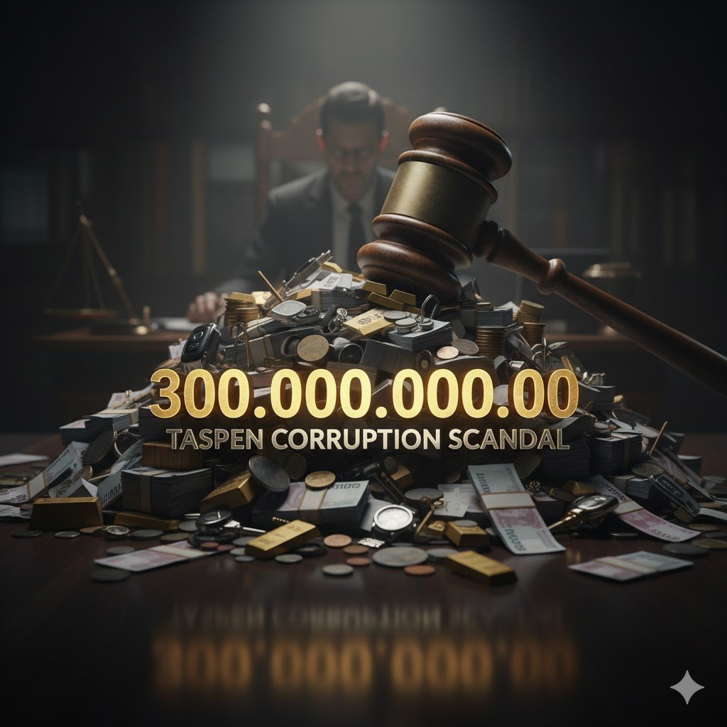 Kasus Korupsi Taspen: KPK Serahkan Rp300 Miliar, Eks Dirut Kosasih Divonis 10 Tahun Penjara