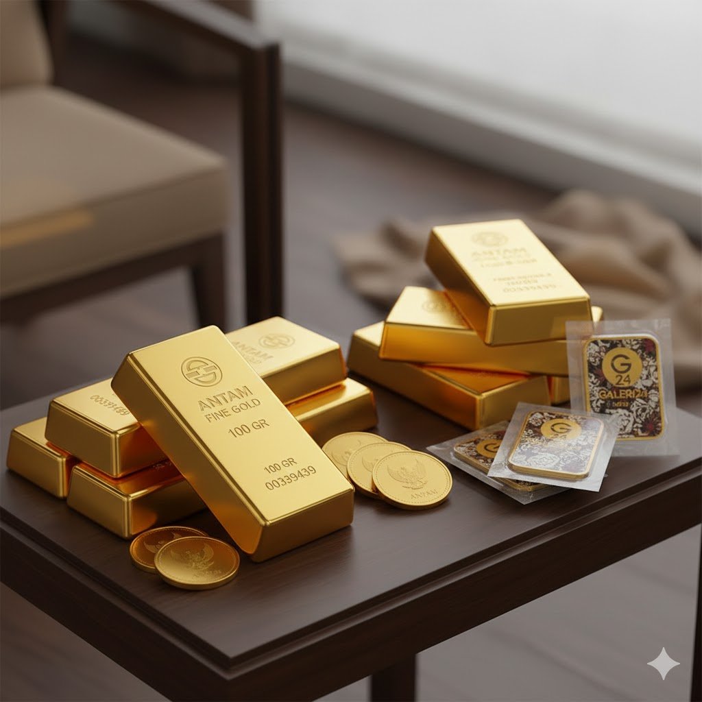 Harga Emas UBS dan Galeri24 Naik Hari Ini, 2 Desember 2025