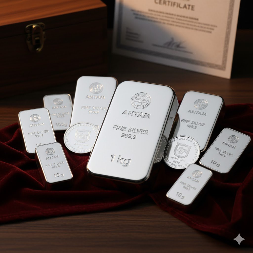 Harga Perak Antam Naik ke Rp36.445/gram, Investor Optimis Prospek Jangka Panjang
