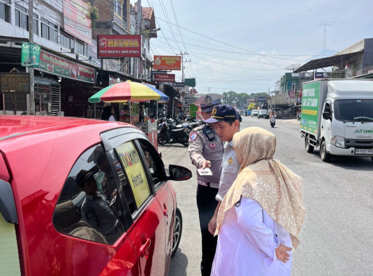 Dukung Operasi Patuh, Jasa Raharja Cabang Bukittinggi Ikut Razia Gabungan Bersama Samsat Payakumbuh