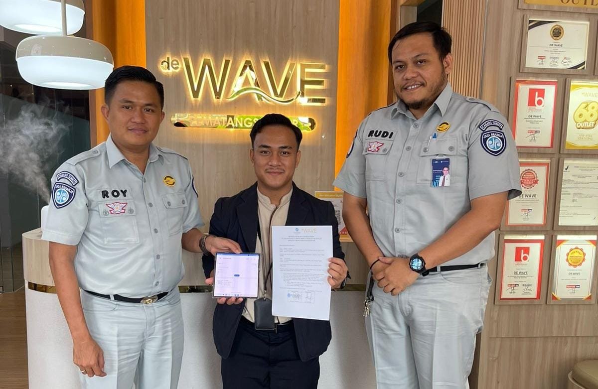 Jasa Raharja Cabang Pematangsiantar Apresiasi Wajib Pajak, Kolaborasi dengan deWave Berikan Voucher Diskon