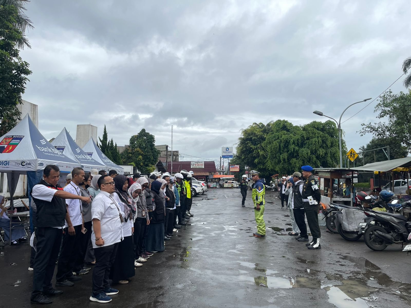 Tim Pembina Samsat Kota Bogor Kembali Bersinergi dalam Operasi Gabungan di TMP Dereded Kota Bogor