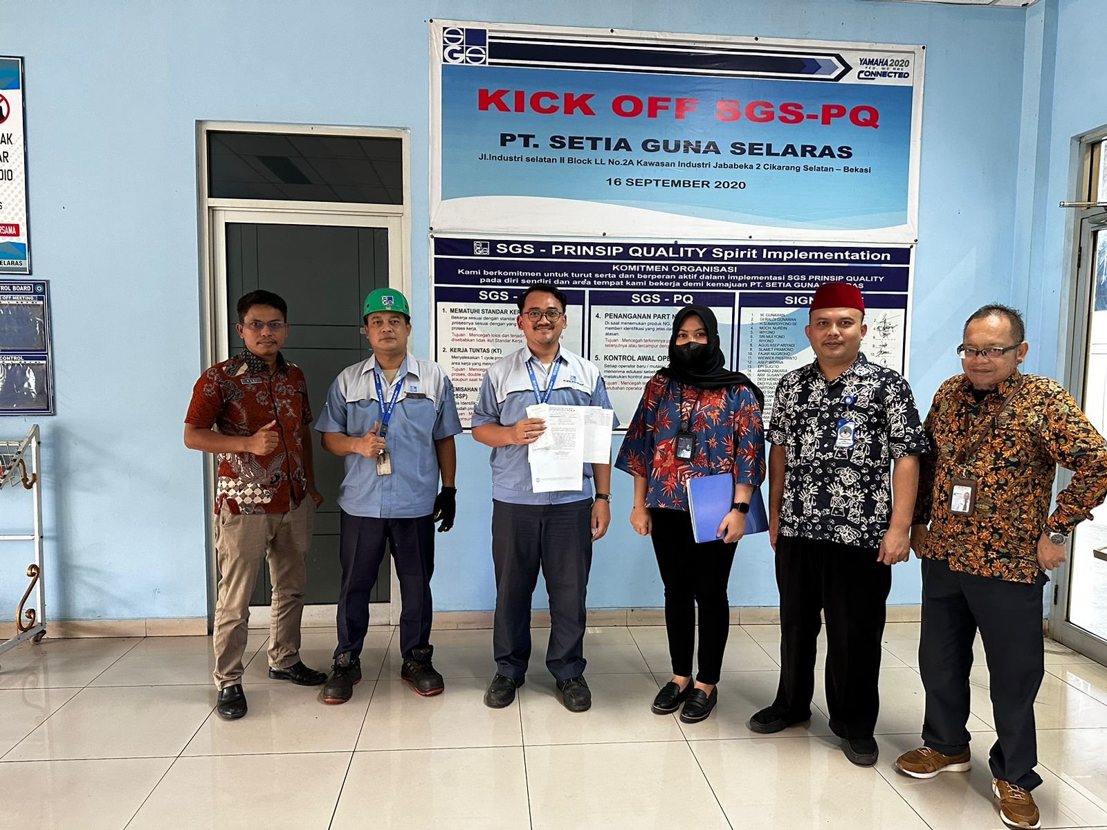 Giat SIGAP Instansi Jasa Raharja Sambangi PT Pulo Air Biru Cikarang, PT Setia Guna Selaras, dan PT Luas Birus Utama di Kabupaten Bekasi