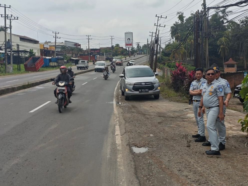 Jasa Raharja Lampung Laksanakan Survei Titik Rawan Kecelakaan di Kecamatan Natar