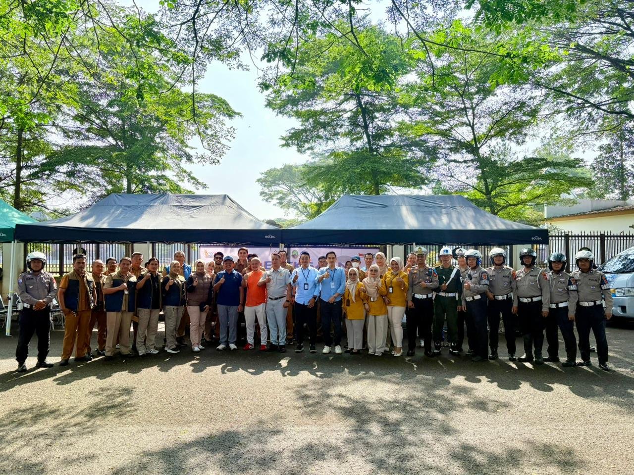 Dihadiri Bupati Sumedang, Opsgab Pajak Kendaraan di PPS Dorong Tertib Administrasi dan Lalu Lintas