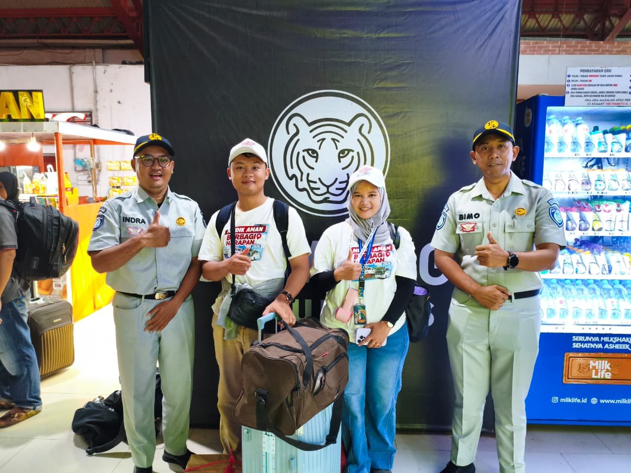 Jasa Raharja Semarang Melakukan Penjemputan Peserta Mudik Gratis di Stasiun Tawang