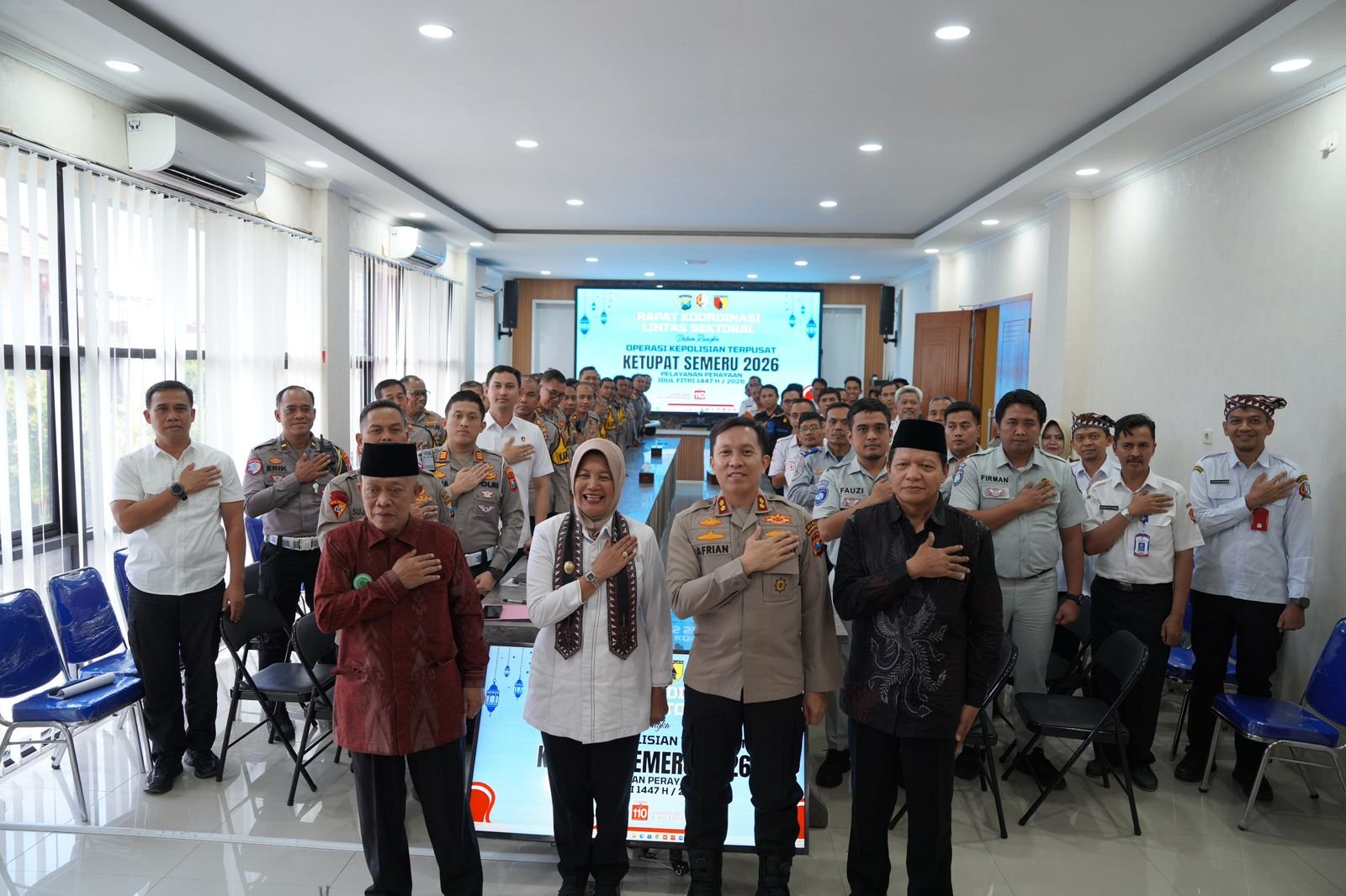 Sinergi Pengamanan Lebaran,  Jasa Raharja Cabang Bojonegoro Mengikuti Rakor Lintas Sektoral Operasi Ketupat Semeru 2026