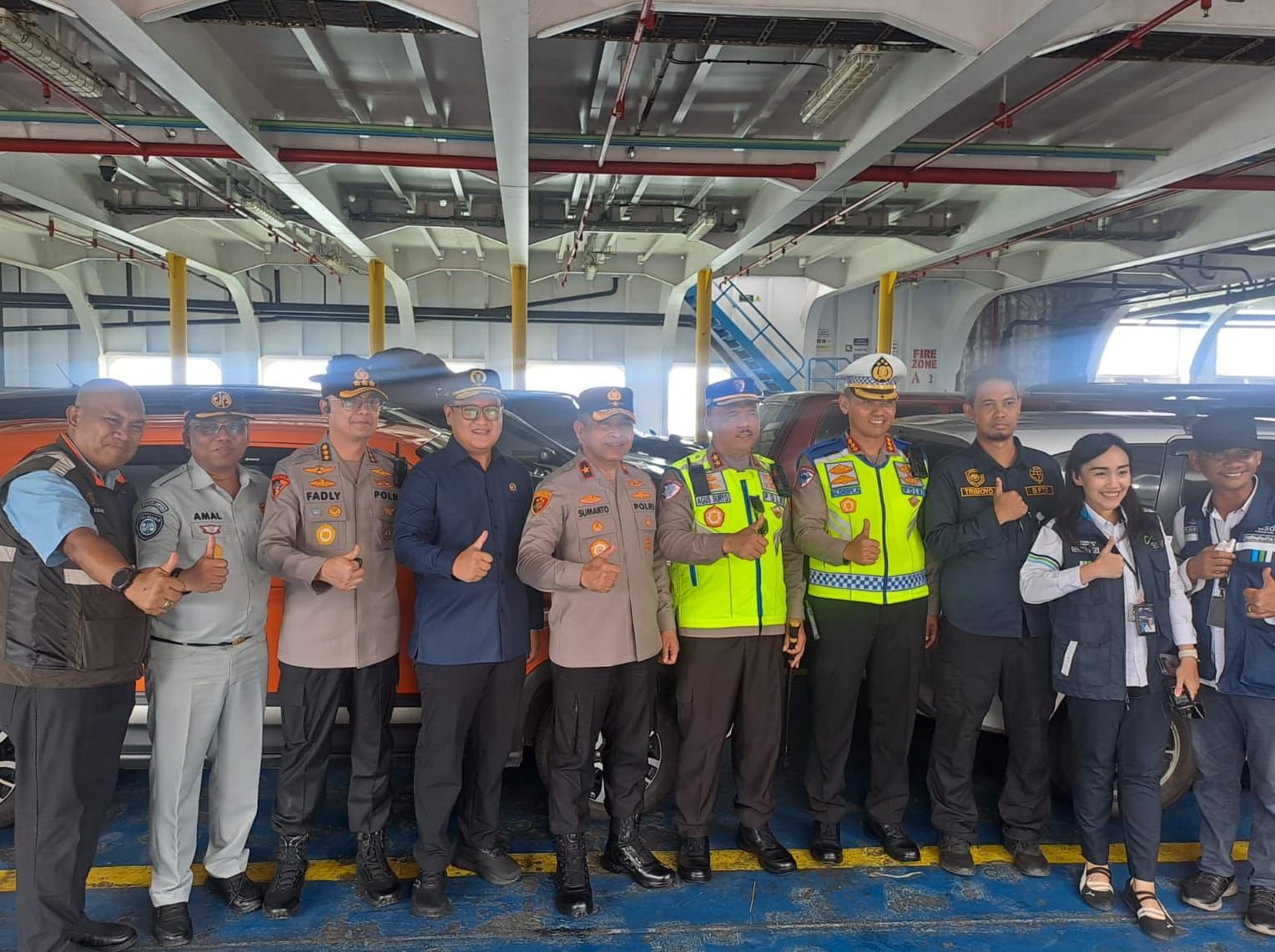 Jasa Raharja Lampung Pastikan Perlindungan Pemudik, Ikuti Peninjauan Arus Balik Bersama Kapolri dan Menhub di Bakauheni