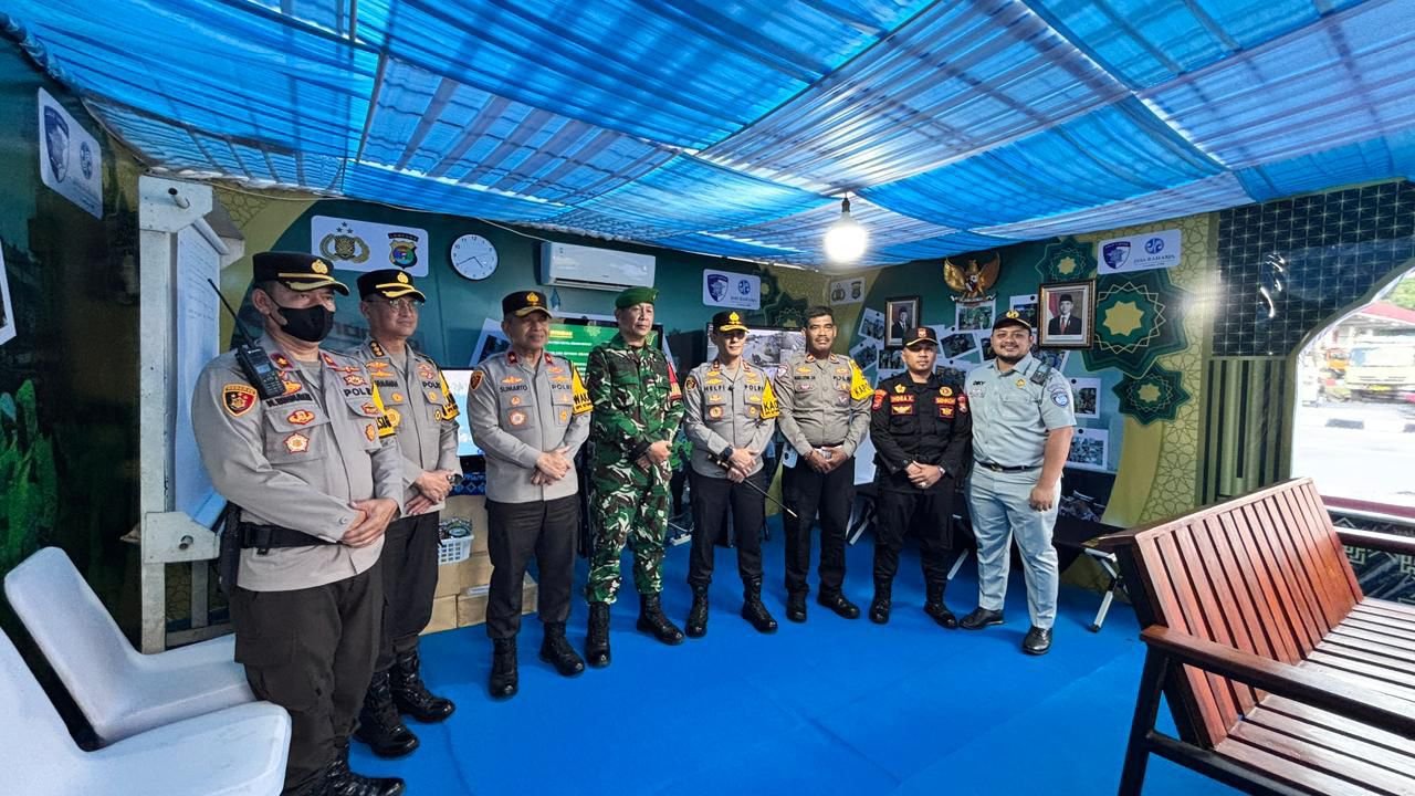 Kapolda Lampung Tinjau Posyanter Begadang V, Jasa Raharja Lampung Pastikan Kesiapan Pelayanan Mudik Lebaran