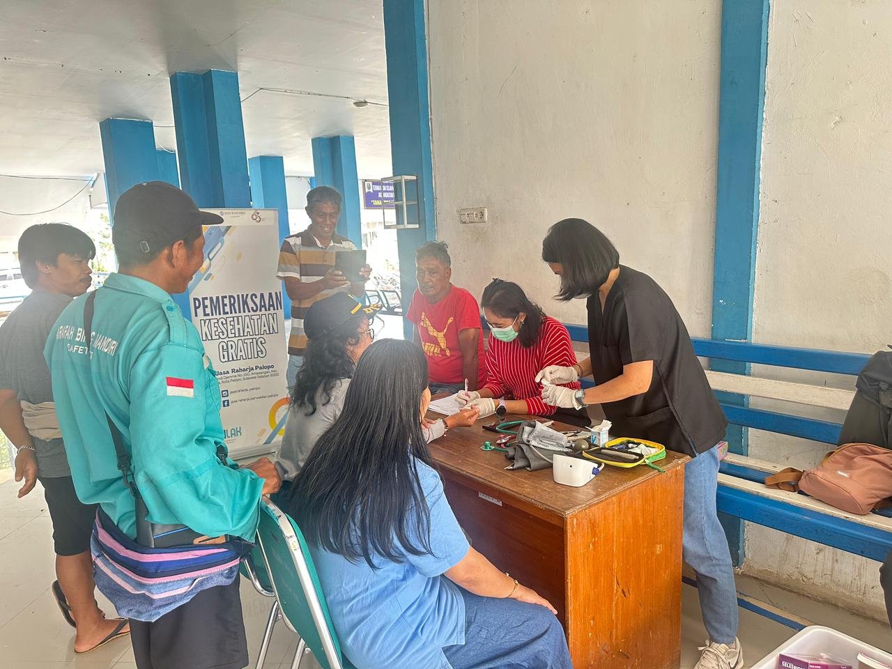 Jelang Idul Fitri, Jasa Raharja Palopo Gelar Pemeriksaan Kesehatan Gratis Bagi Sopir dan Penumpang di Terminal Makale