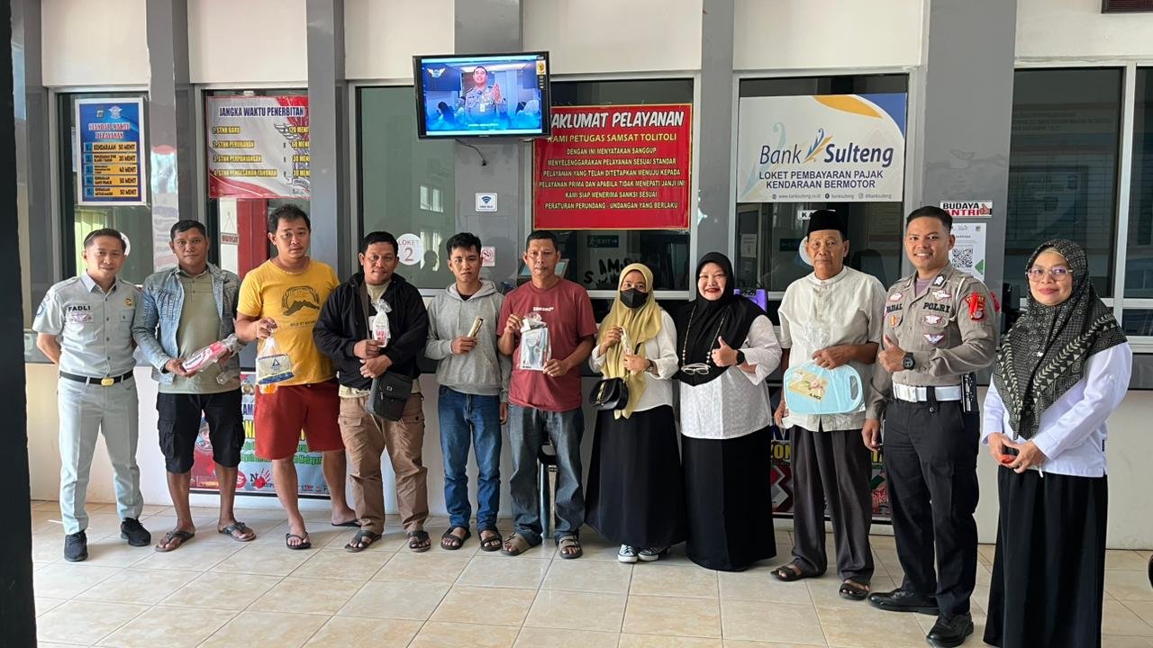 Apresiasi Masyarakat Taat Pajak, Jasa Raharja Sulawesi Tengah Berikan Doorprize di Samsat Tolitoli