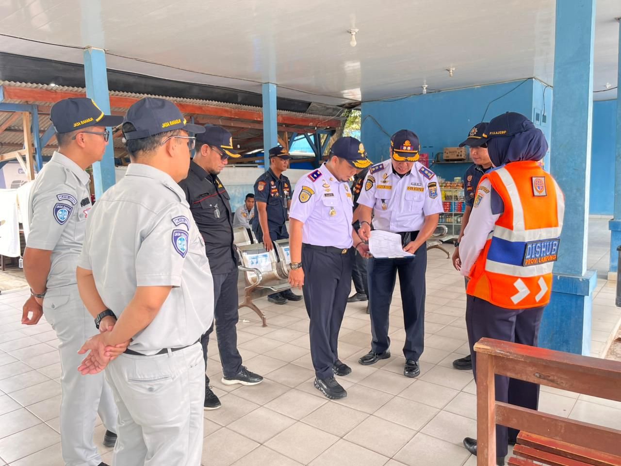 Jasa Raharja Cabang Metro Bersama Dishub Laksanakan Giat Ramp Check Pra Event Angkutan Lebaran 2026