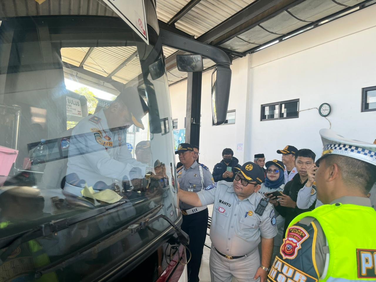 PT Jasa Raharja Hadir dalam Kegiatan Pelaksanaan Ramp Check di Terminal Tipe A Garut