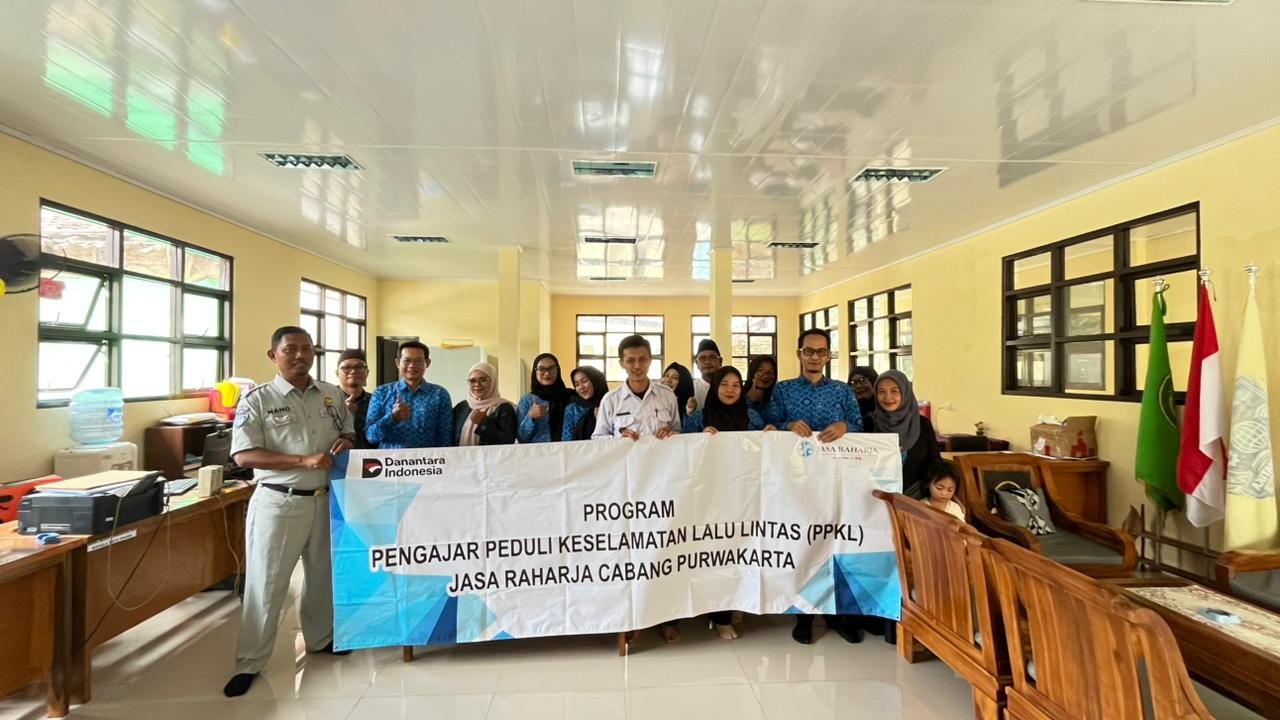 Jasa Raharja Cabang Purwakarta dan Polres Purwakarta Gelar PPKL di SMK Informatika Pasundan: Keselamatan Jalan Adalah Tanggung Jawab Bersama