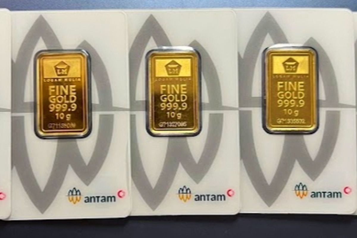Emas Antam Anjlok ke Rp2,81 Juta per Gram, Buyback Ikut Turun