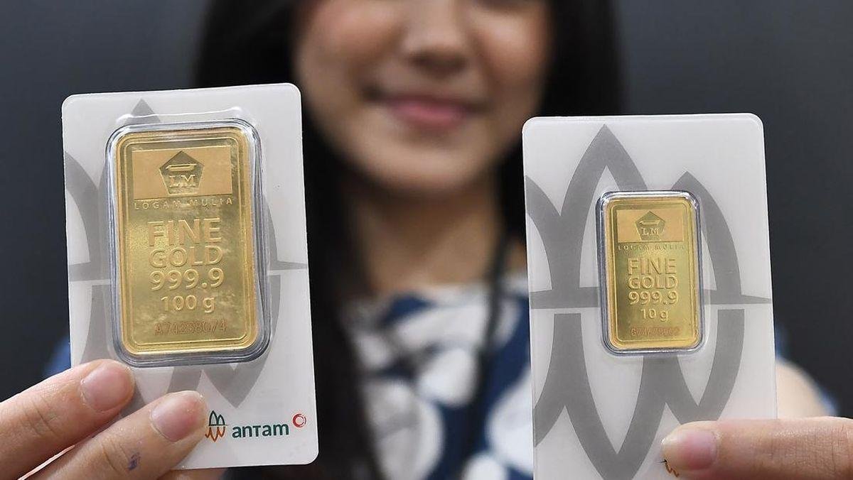 Harga Emas Antam Turun Rp30.000, Jadi Rp2,807 Juta/Gram