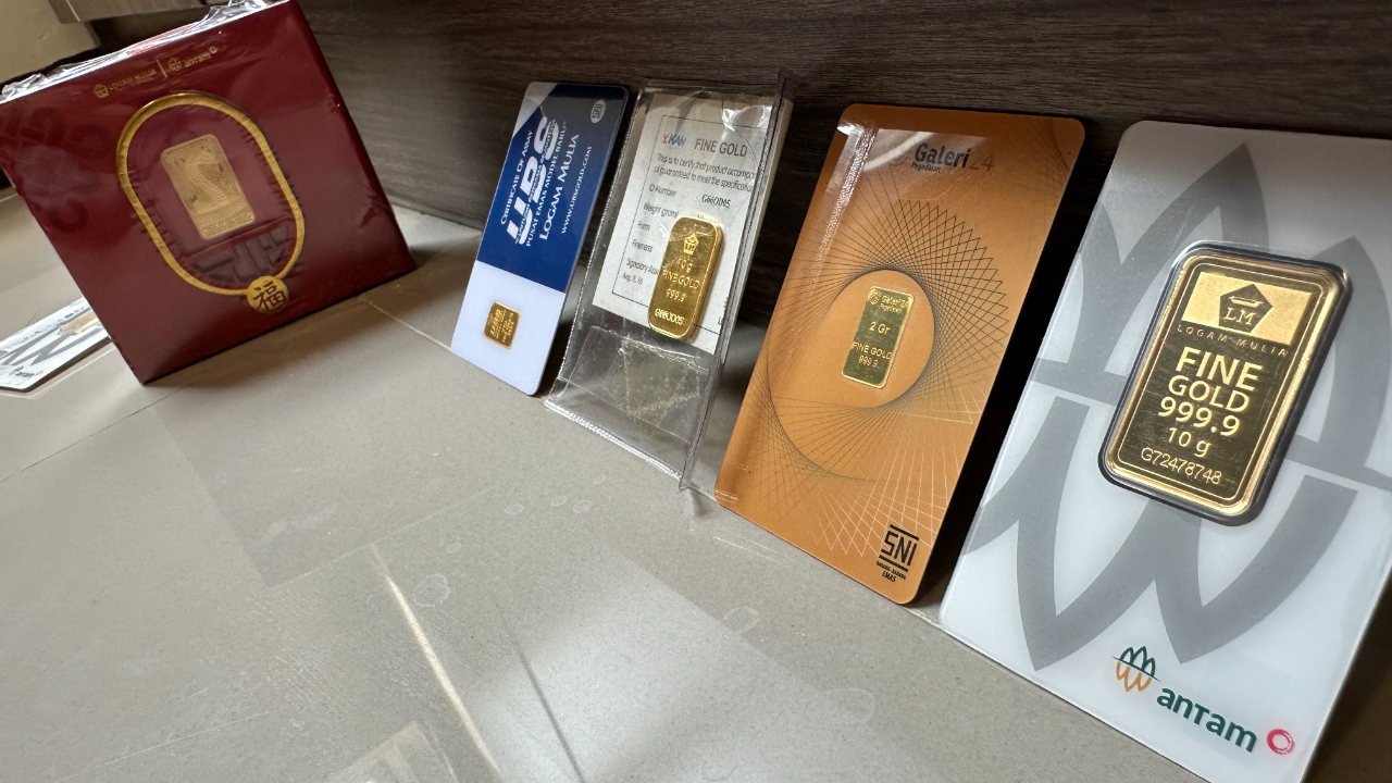 Harga Emas Batangan UBS dan Galeri24 Tidak Bergerak