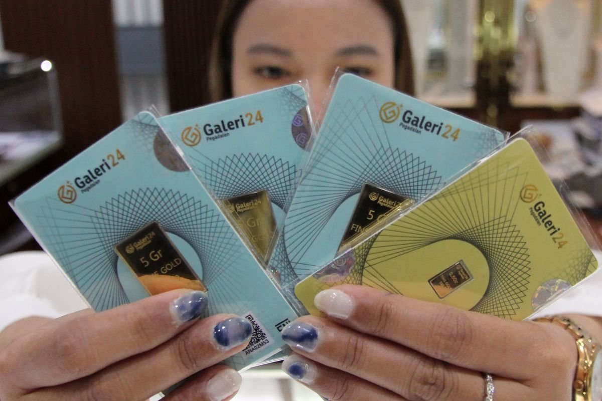 Emas UBS dan Galeri24 Turun, Catat Harga Terbaru Per Gram Hari Ini
