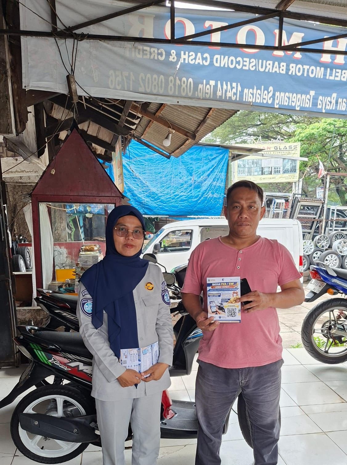 Jasa Raharja Tangerang Sosialisasi Secara Langsung, Masyarakat Diajak Taat PKB dan Raih Hadiah Emas