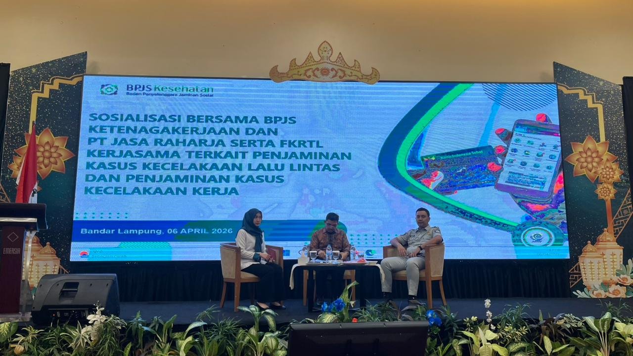 Jasa Raharja Lampung Dukung Sinergi Penanganan Kecelakaan Lewat Sosialisasi bersama BPJS dan FKRTL