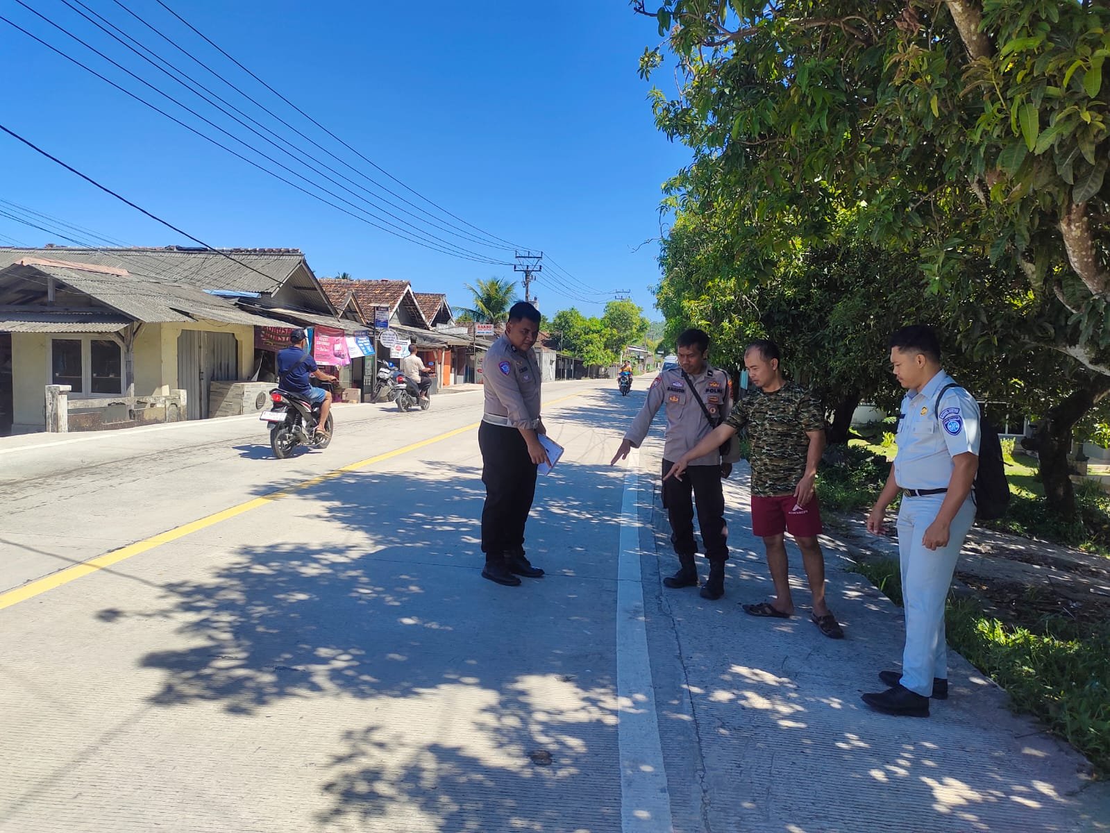 Jasa Raharja Pastikan Kepastian Santunan Korban Kecelakaan melalui Olah TKP Bersama Kepolisian dan Saksi di Bayah