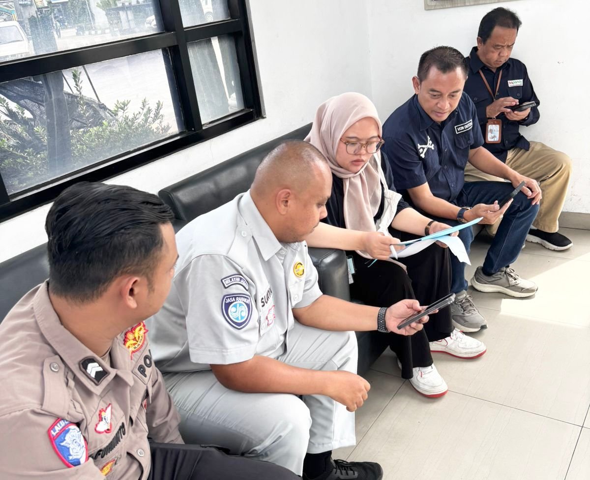 Jasa Raharja Kanwil Jawa Barat Laksanakan Operasi Khusus Penelusuran Kepatuhan Pajak Kendaraan Perusahaan di Wilayah Kabupaten Bandung