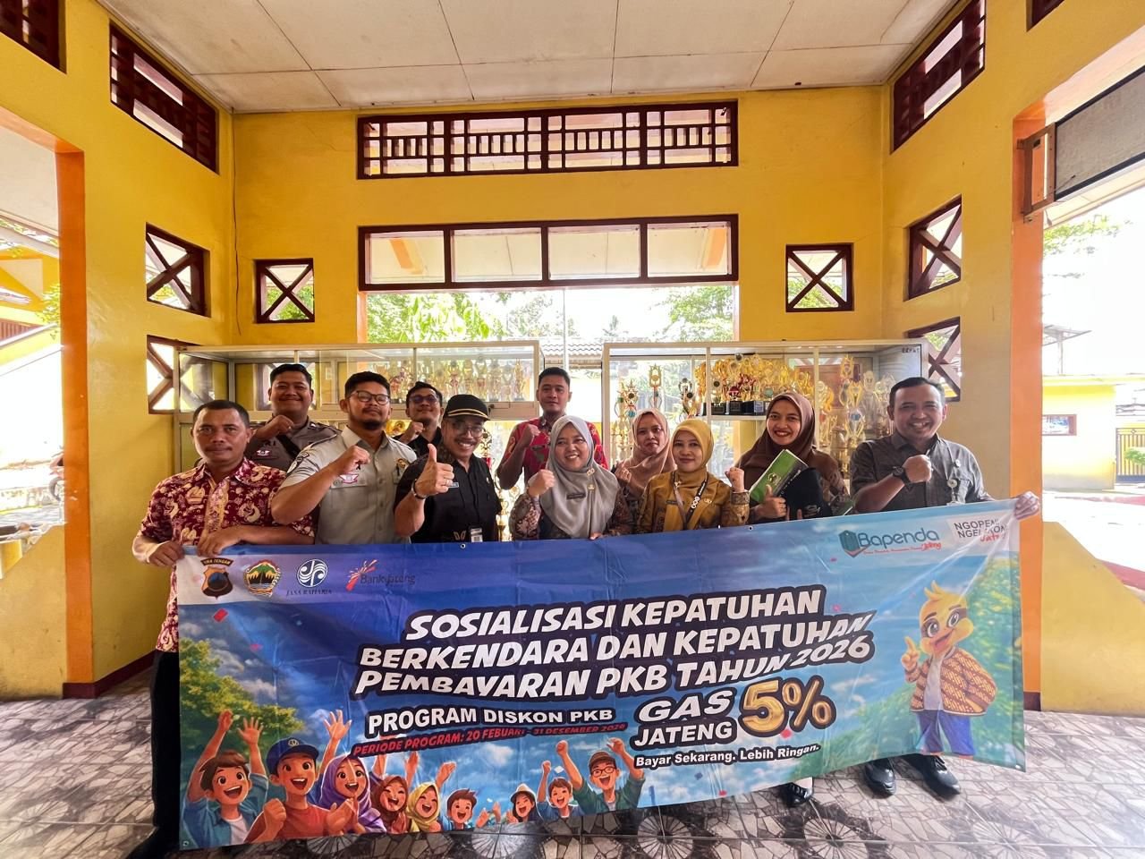 Gencarkan Disiplin Pajak di Sektor Pendidikan, Samsat Wonosobo Sosialisasikan Diskon PKB 5 Persen