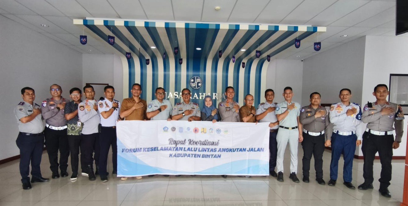 Jasa Raharja Gelar Rapat Koordinasi FKLLAJ Kabupaten Bintan bulan April 2026