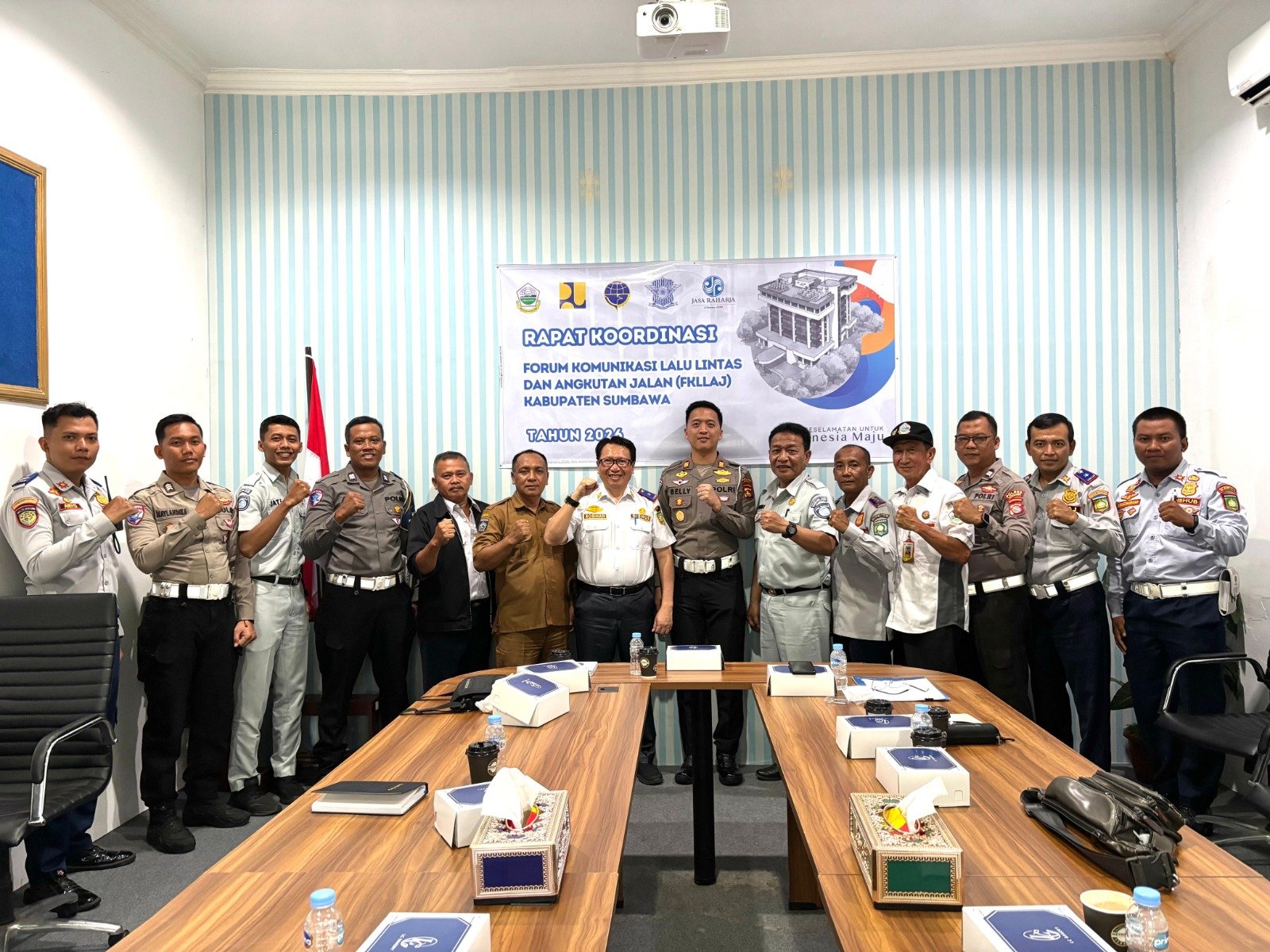 Evaluasi Titik Rawan Laka, Jasa Raharja Sumbawa Gelar FKKLAJ