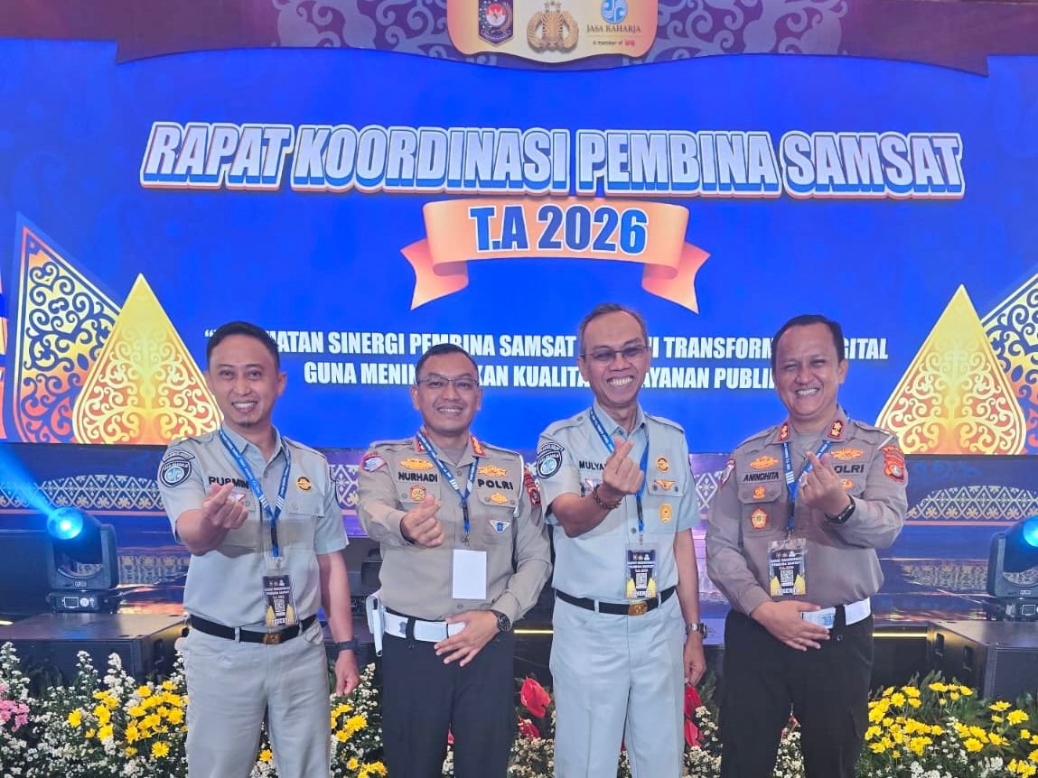 Perkuat Sinergi Digital, Pembina Samsat Sulsel dan Sulbar Hadiri Rakor Nasional 2026 di Semarang