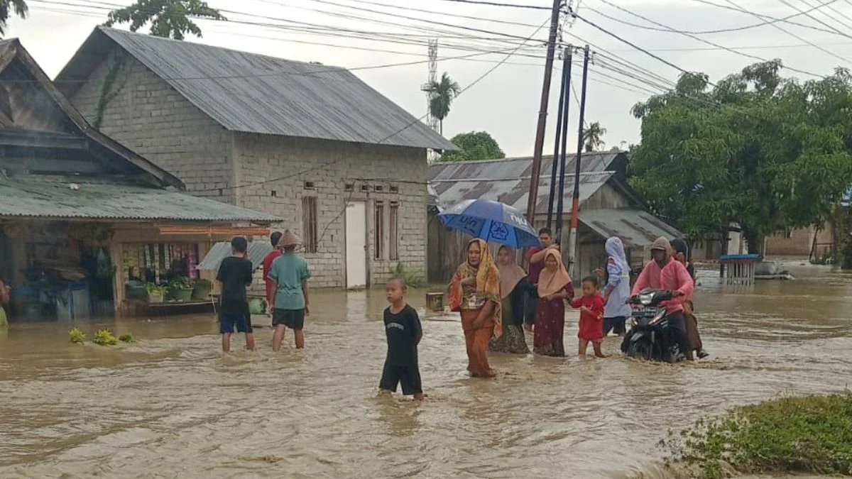 10 Desa di Sirenja Donggala Terendam Banjir, Ratusan Rumah Terdampak