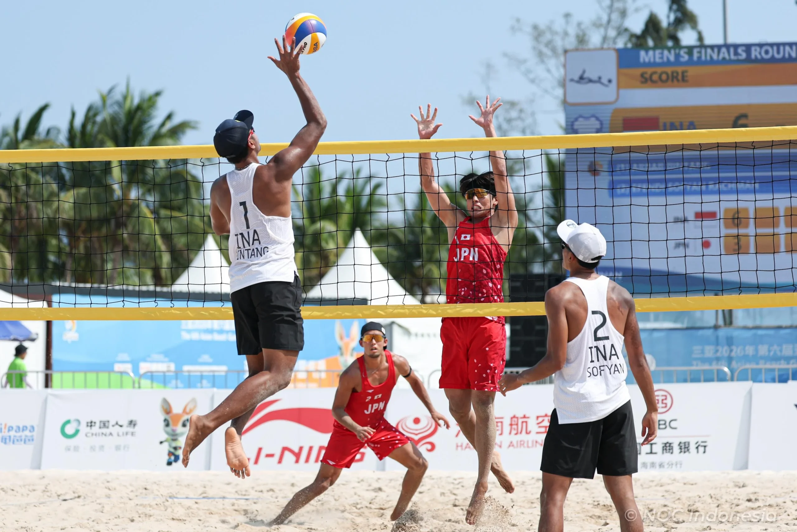 Voli Pantai Putra Indonesia Lolos 8 Besar Asian Beach Games 2026
