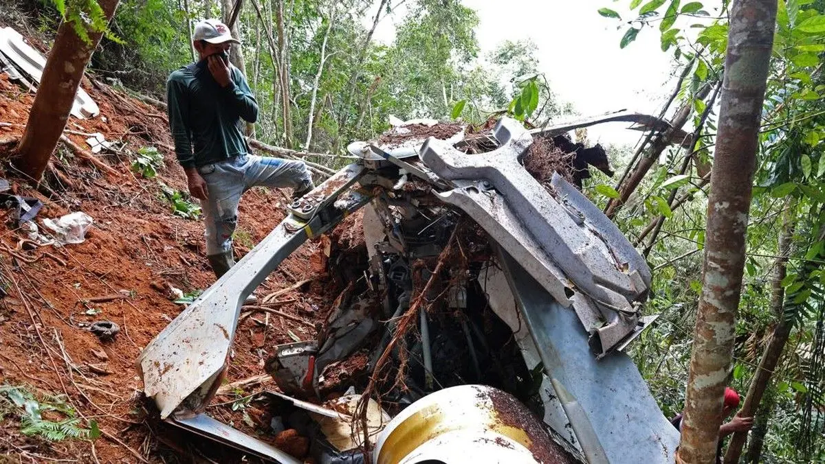 Helikopter Airbus H130 Jatuh di Sekadau, Seluruh Penumpang dan Awak Meninggal