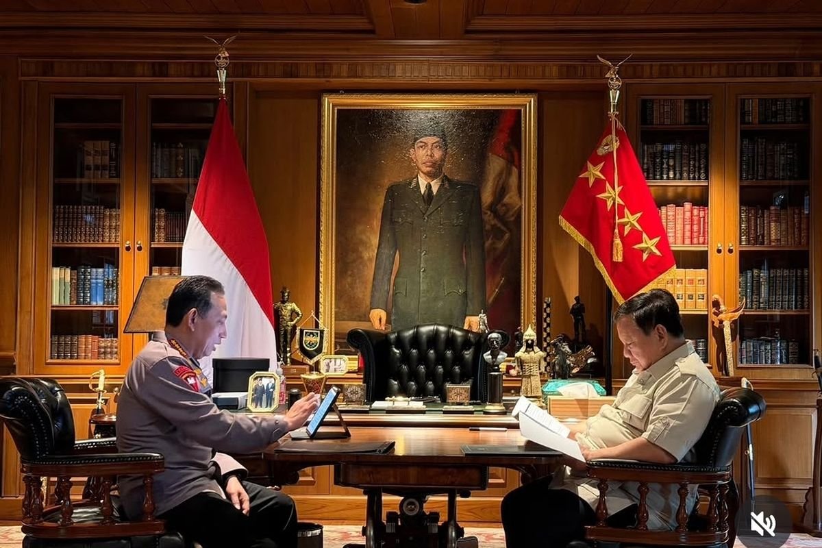 Pertemuan Prabowo–Kapolri di Hambalang Soroti Sinergi dan Program Nasional