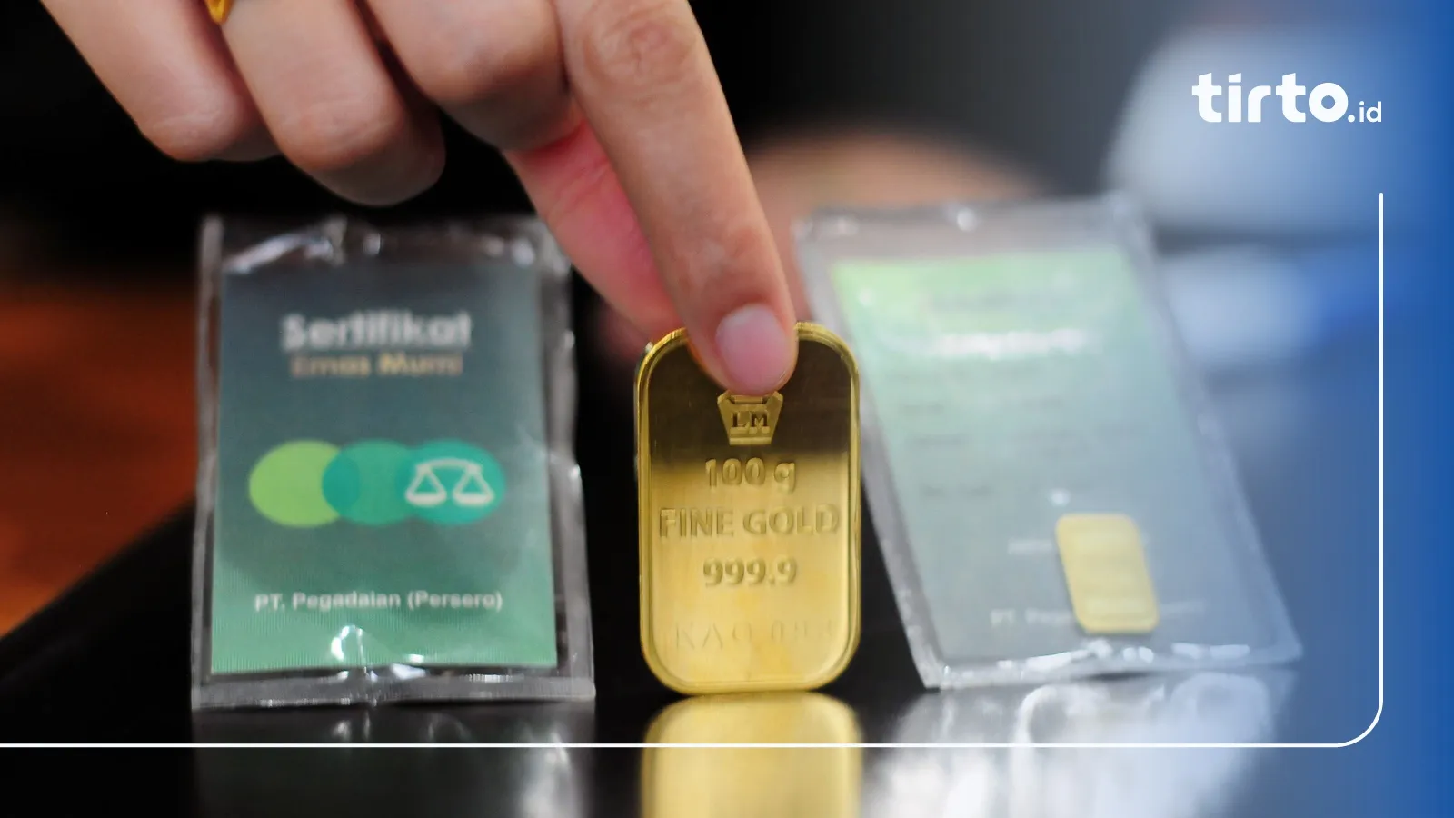 Emas UBS, Antam, dan Galeri24 di Pegadaian Turun Lagi pada Jumat Pagi