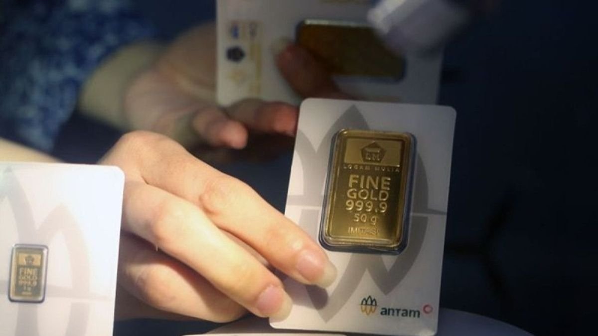 Harga Emas Hari Ini Melonjak, Antam Sentuh Rp2,825 Juta per Gram