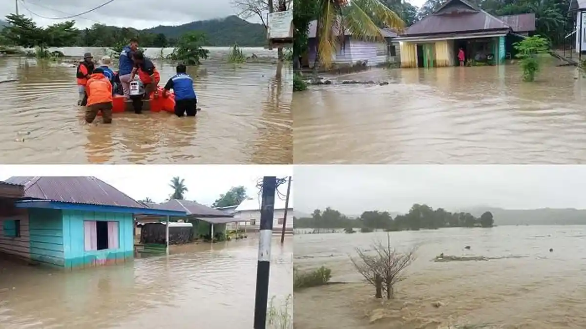 BPBD Kolaka Catat Ribuan Warga dan Ratusan Rumah Terdampak Banjir