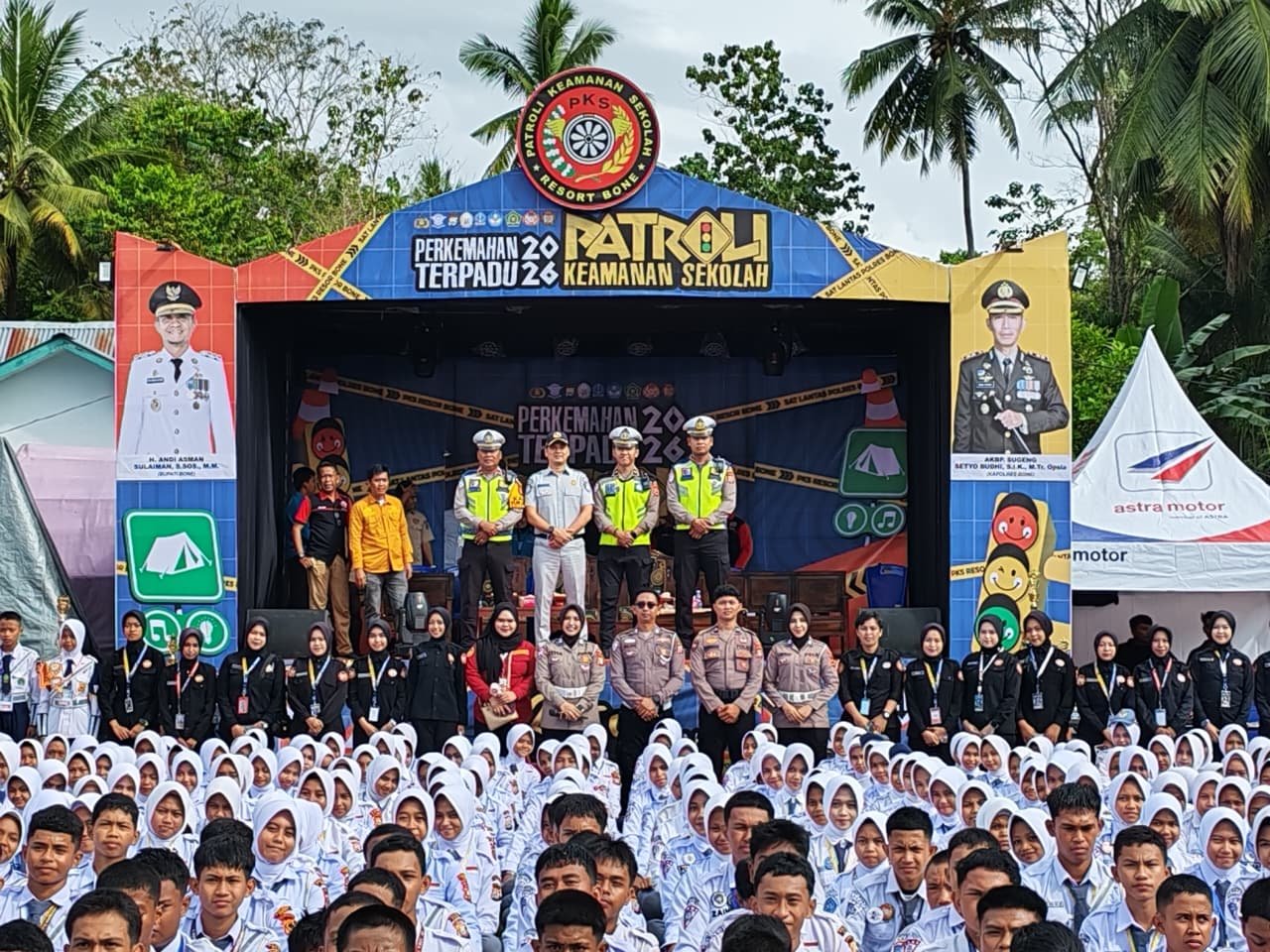 Jasa Raharja Watampone Hadir di Perkemahan Terpadu Patroli Keamanan Sekolah 2026, Dorong Kesadaran Keselamatan Pelajar dalam Berlalu Lintas