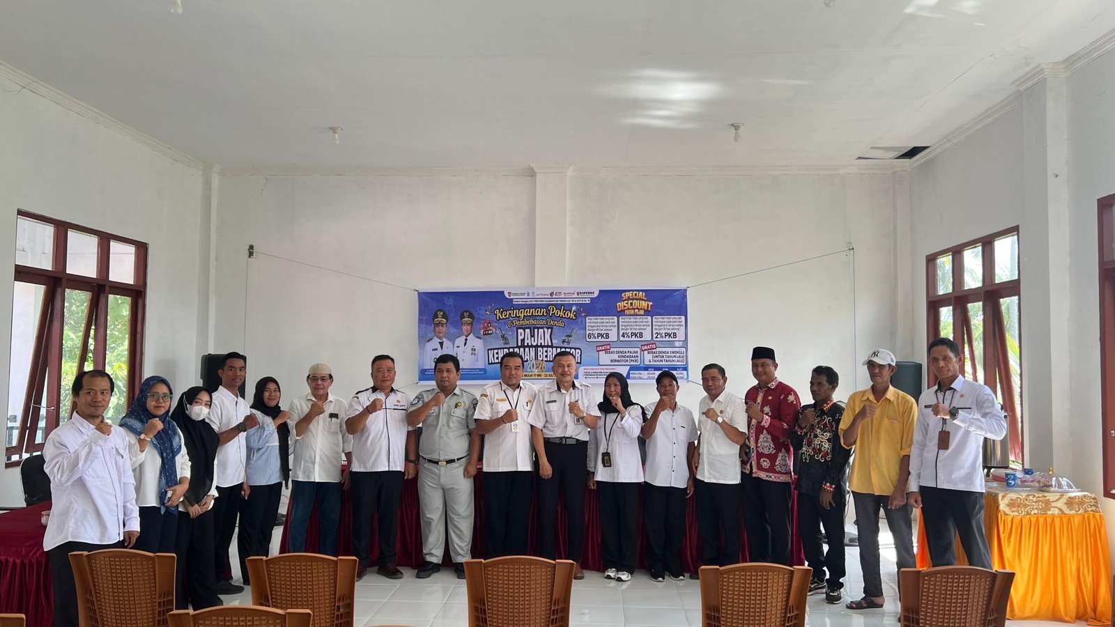 Jasa Raharja Kalteng dan UPT PPD Kuala Pembuang Sosialisasikan Keringanan PKB dan SWDKLLJ di Kecamatan Seruyan Hilir