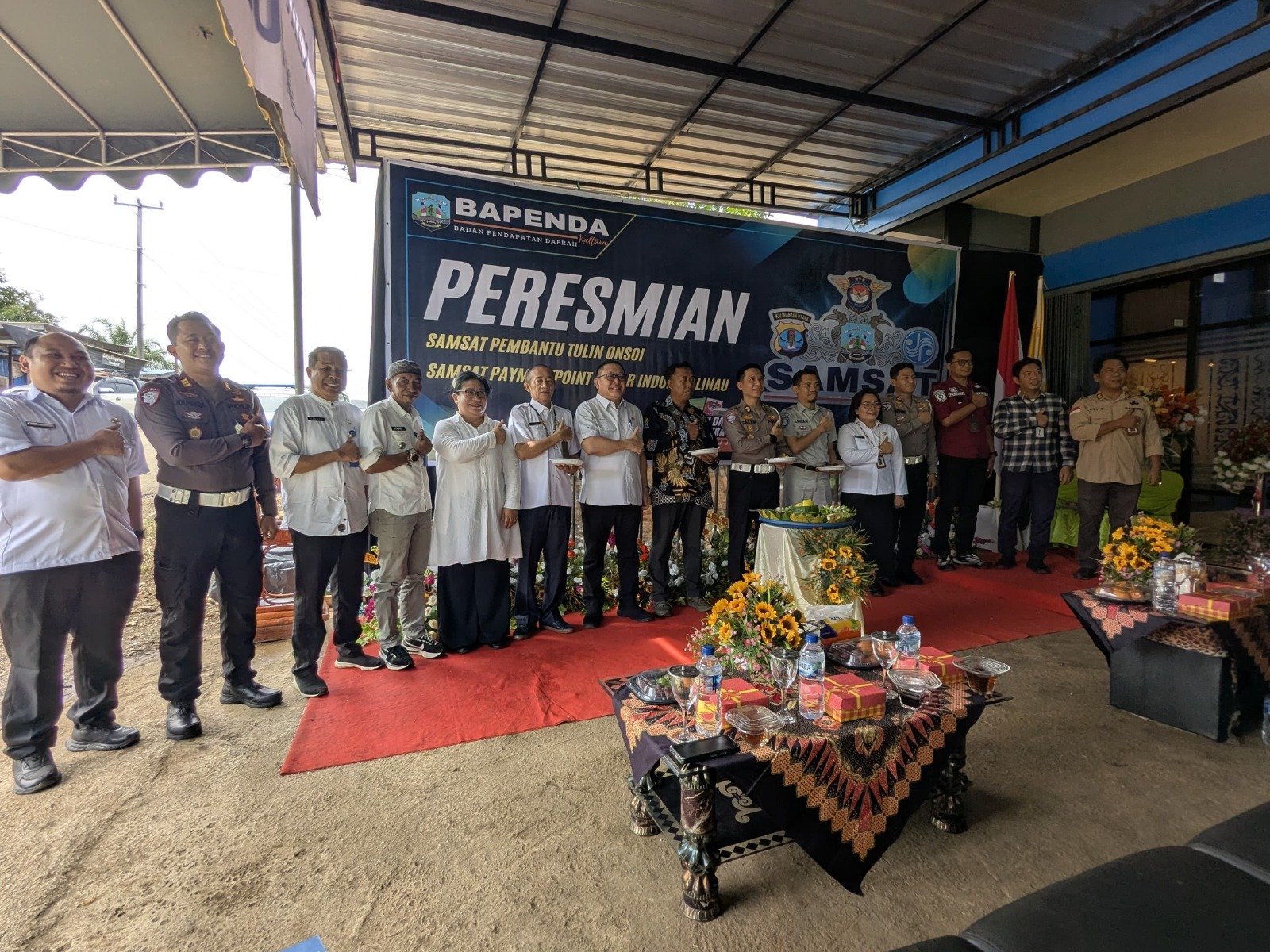 Perluas Jangkauan Layanan di Wilayah Perbatasan dan Pusat Ekonomi, Pemprov Kaltara Resmikan Samsat Pembantu Tulin Onsoi dan Samsat Payment Point Pasar Induk Malinau