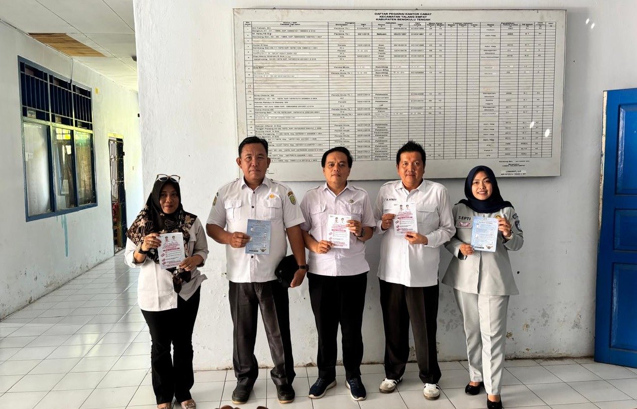 Tim Pembina Samsat Bengkulu Tengah Gencar Sosialisasikan Program Pemutihan dan Aplikasi SIGNAL