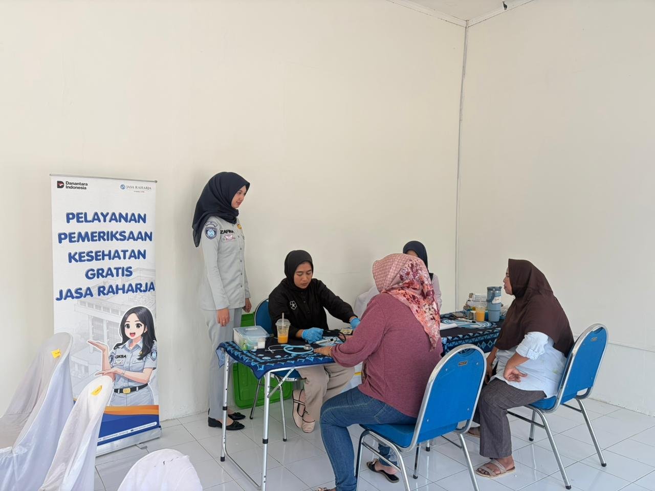 Jasa Raharja Lampung Hadirkan Layanan Kesehatan Gratis bagi Wajib Pajak di Samsat untuk Dukung Keselamatan Berkendara