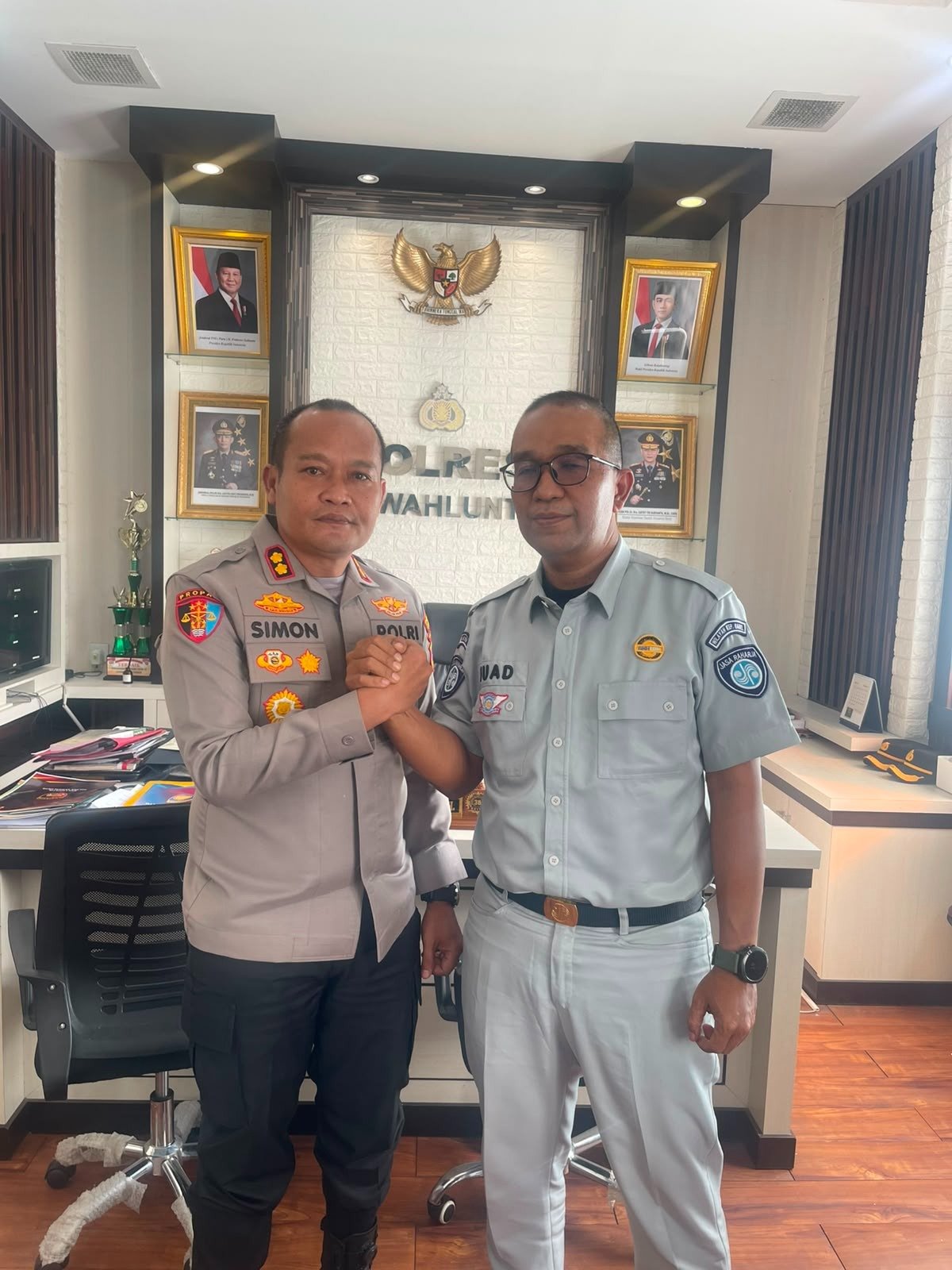 Jasa Raharja Sumbar Perkuat Sinergi dengan Polres Sawahlunto Melalui Kunjungan Koordinasi