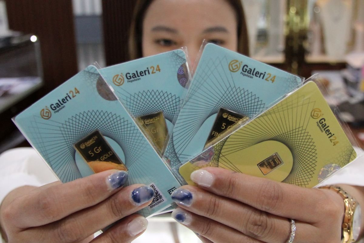 Harga Emas Pegadaian Hari Ini Naik, Antam Tembus Rp2,767 Juta per Gram