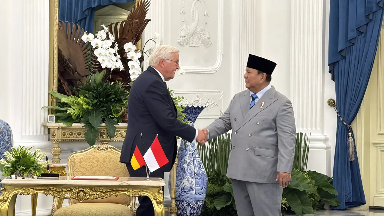Pertemuan Tertutup Prabowo dan Steinmeier Perkuat Hubungan Bilateral Indonesia-Jerman