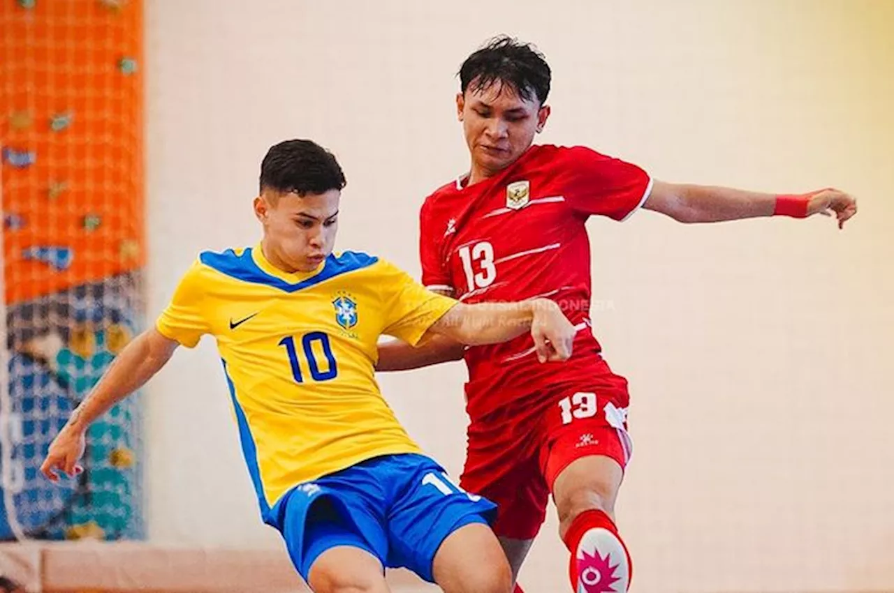 Timnas Futsal U-17 Indonesia Takluk 0-9 dari Brasil, Dapat Pelajaran Berharga di Torneo Internacional U17