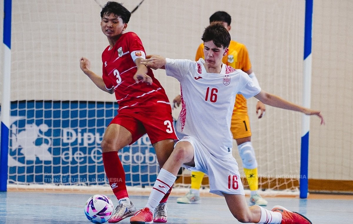 Timnas Futsal U-17 Indonesia Takluk 0-4 dari Spanyol di VI Nations Tournament 2026