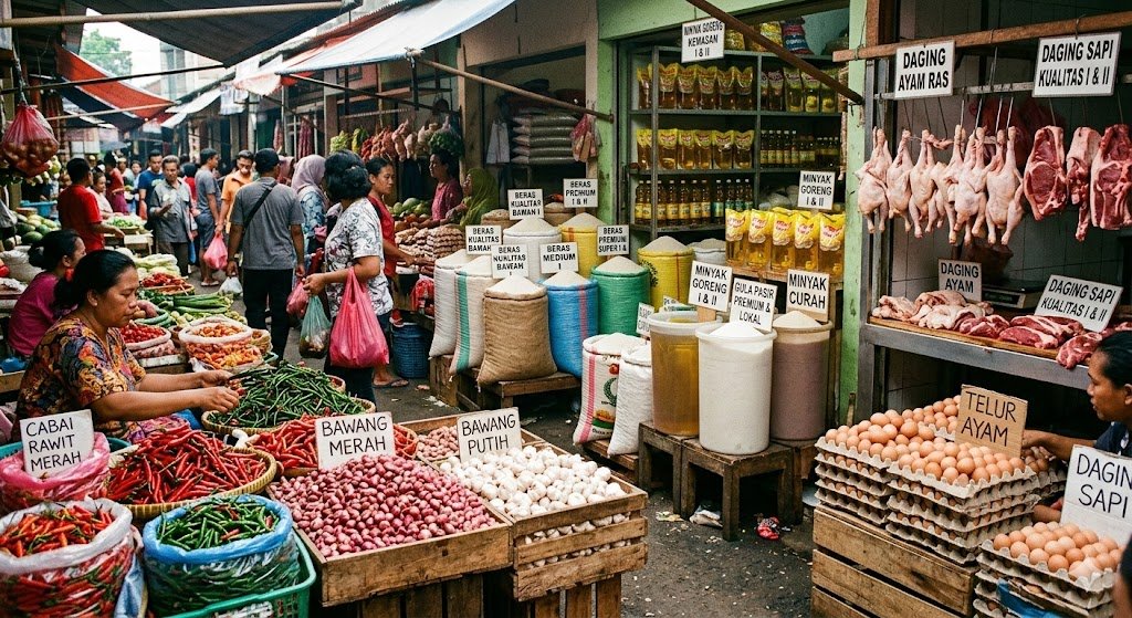 Harga Cabai Rawit Tembus Rp69.750 per Kg, Telur Ayam Rp29.750 pada Jumat Pagi