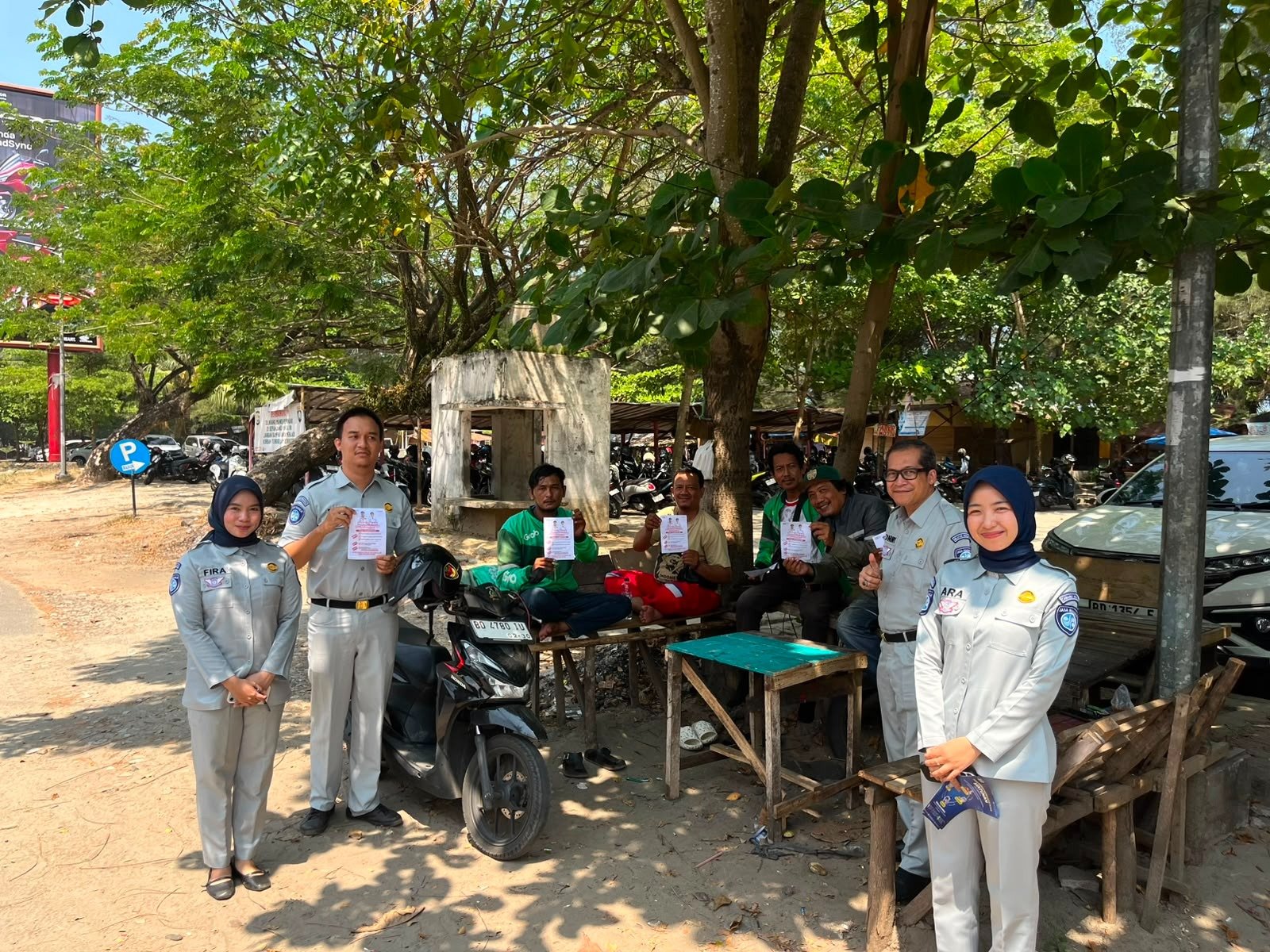 Jasa Raharja Bengkulu Perluas Edukasi Pajak Kendaraan Bermotor di Ruang Publik