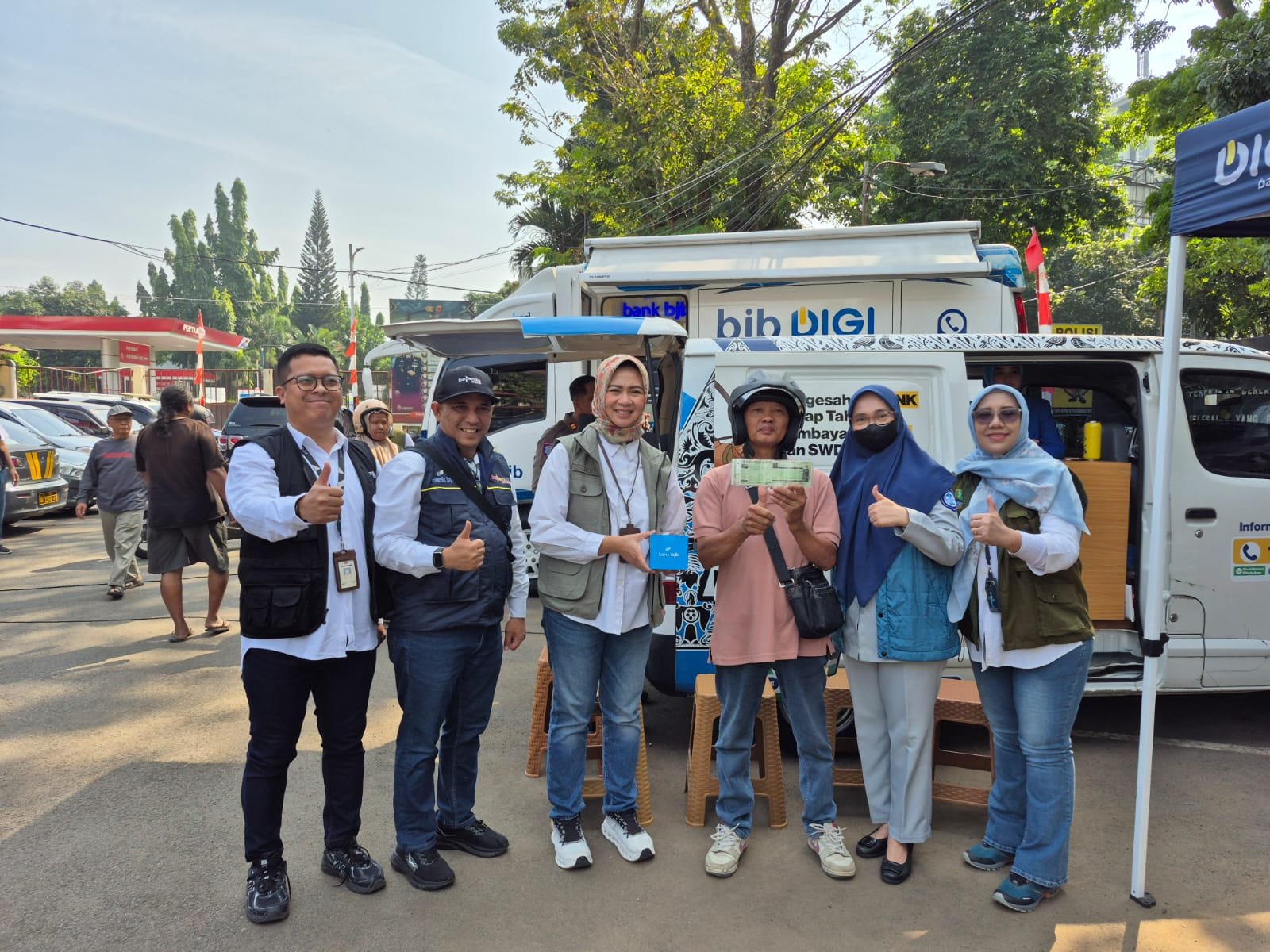 Operasi Gabungan PT Jasa Raharja (Persero) Cabang Bogor Bersama Tim Pembina Samsat Kota Bogor Tingkatkan Kesadaran Masyarakat akan Kepatuhan Administrasi Kendaraan